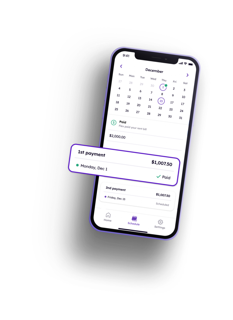 Flex Flex Pay Rent On Your Own Schedule